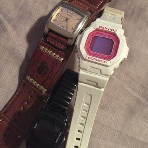 3 watches (one Fossil)