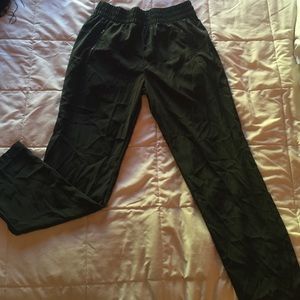 Olive loose dressy pants