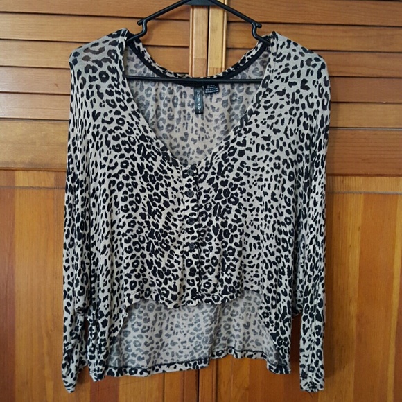 Cheetah print top