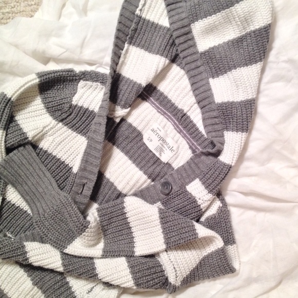 Aeropostale Striped Cardigan