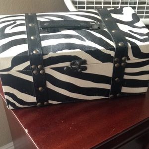 Whatever you want to use it for fashion zebra box