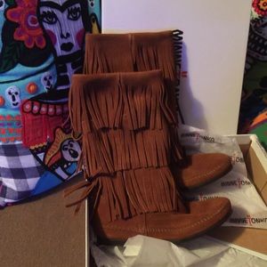 Minnetonka calf-hi 3 layer boots