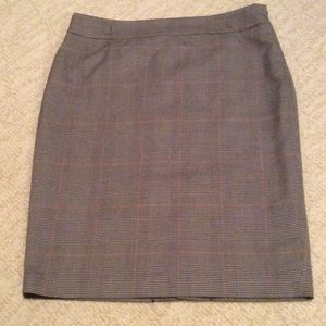 MOVING SALE Houndstooth Plaid Pencil Skirt