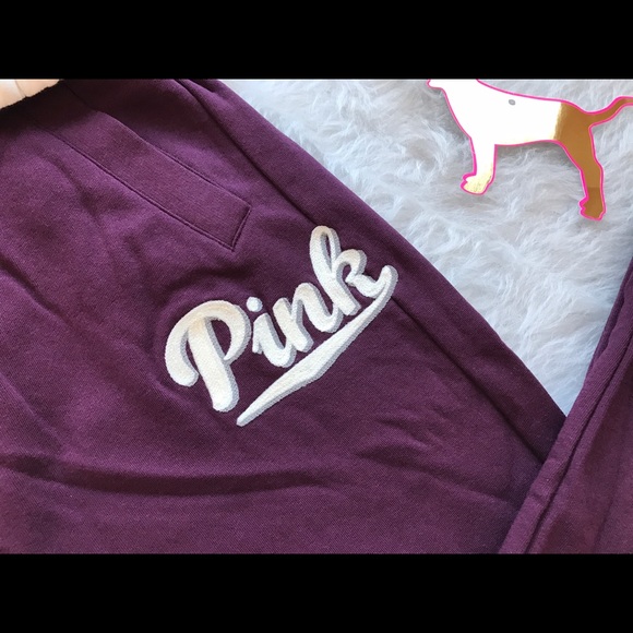 🆕 NWT VS PINK ruby embroidered boyfriend pant - Picture 2 of 3