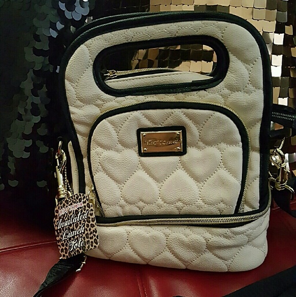 Betsey Johnson insulated lunch tote
