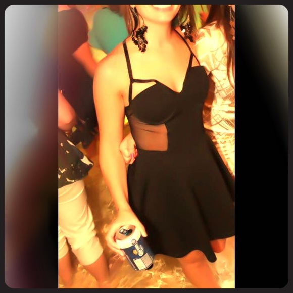 SMOKIN' Topshop black dress