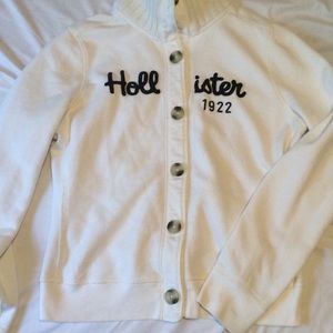 Hollister button up sweater
