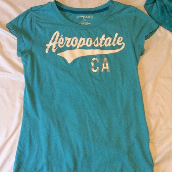 Blue Aeropostale shirt