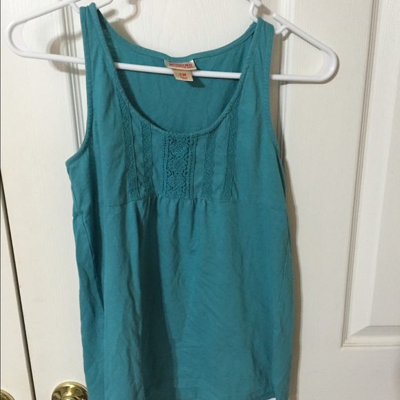 Teal tank top