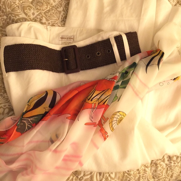 Monroe & Main Linen/Cotton lined maxi skirt