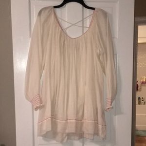 Free people tunic dress long sleeve