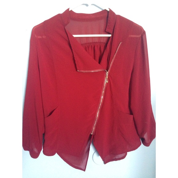 🌿Red cardigan🌿