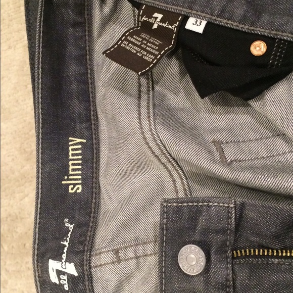 Men's 7 for all mankind Gray "Slimmy" Jeans