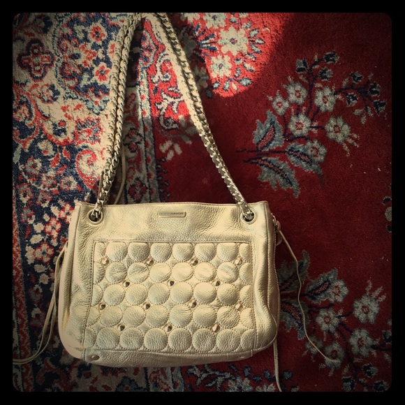 Rebecca Minkoff Swing Chain Shoulder Bag in Gold