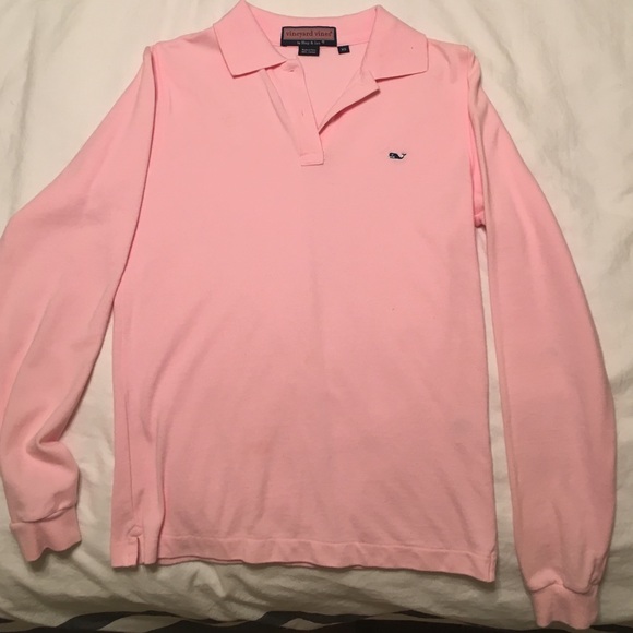 Vineyard Vines long sleeve cotton polo