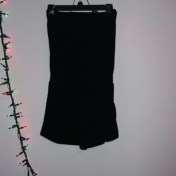 Simple black romper