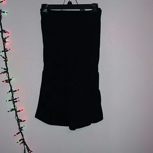 Simple black romper