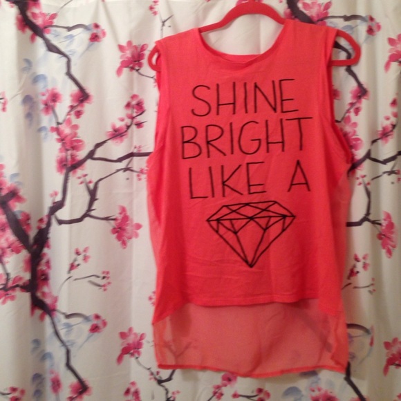 Super cute coral tank