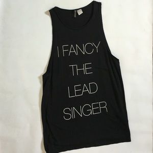 H&M size 6 ( small ) black super soft tank top