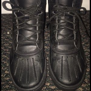 All black Nike ACG boots