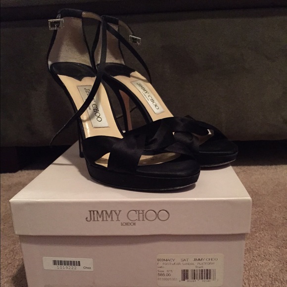 Jimmy Choo black sandals