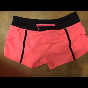 Lulu lemon run speed shorts. Size 6.