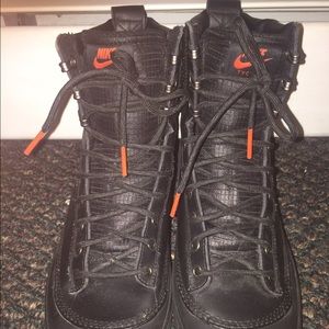 All black ACG boots
