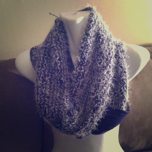 Fuzzy infinity scarf
