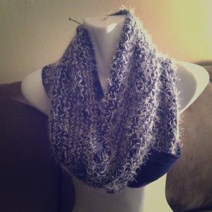 Fuzzy infinity scarf