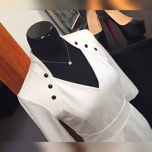 WHBM Perfect Holiday White Dress