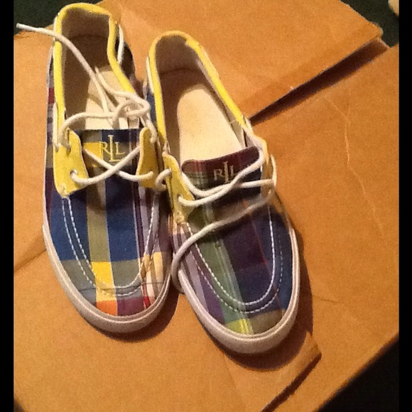 Ralph Lauren Shoes - Ralph Lauren Multi Colored Boat Shoes