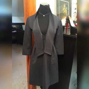 THEORY Grey Dress