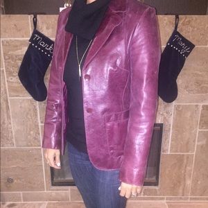 Leather jacket