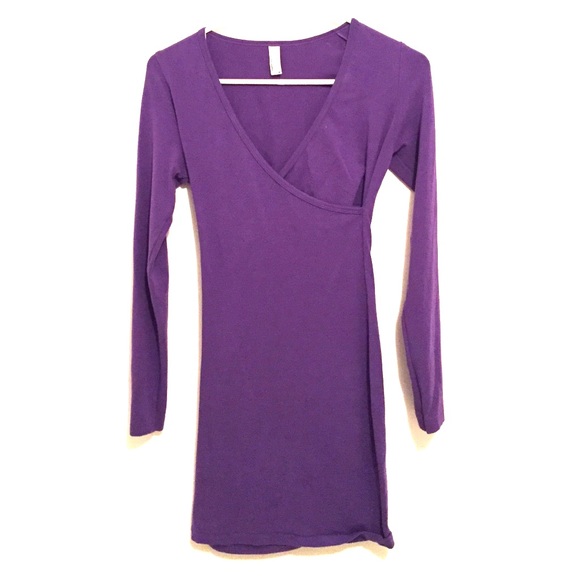 American Apparel surplice bodycon dress