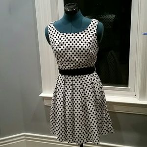 Forever 21 Black & White Polka Dot Dress