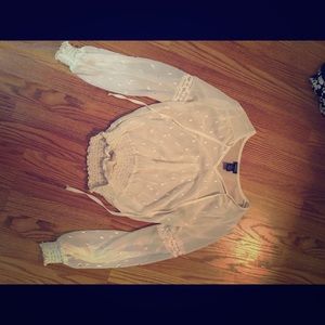 Sheer top from rue 21. Worn only a few times!