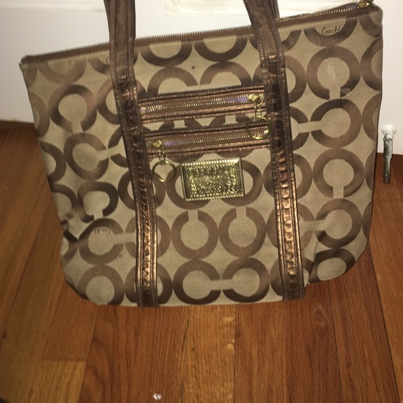 Coach poppy handbag tote - Picture 1 of 4