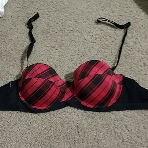 Plaid 36C bra