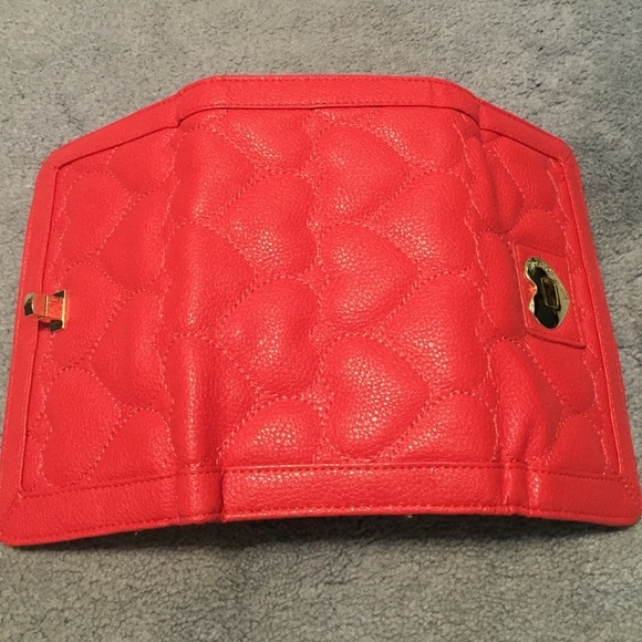 Betsey Johnson Handbags - Betsy Johnson Turn Lock Quilted Be Mine Wallet.