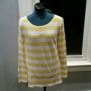 LOFT Long Sleeve Striped Shirt
