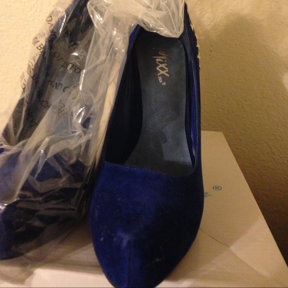 Royal blue size 8 heel - Picture 4 of 4