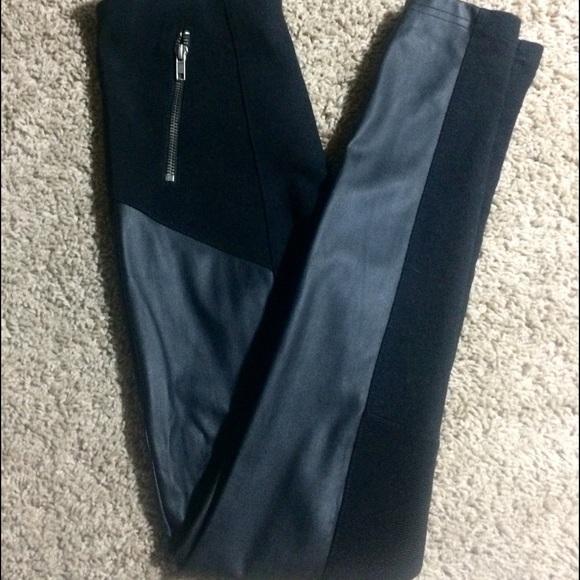 H&M Faux Leather Pants