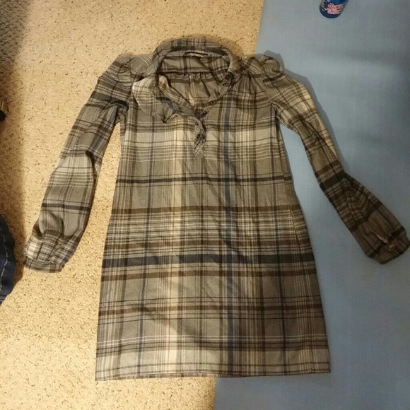 French connection plaid dress