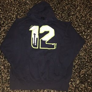 L Seahawks pullover hoodie