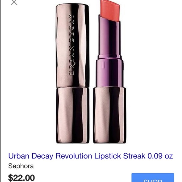 SOLD Urban decay revolution lipstick