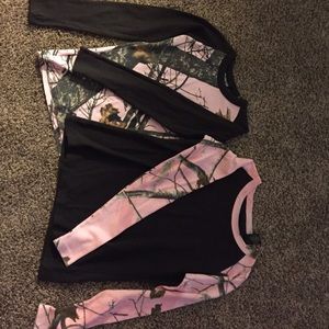 Long Sleeve, Pink Camo