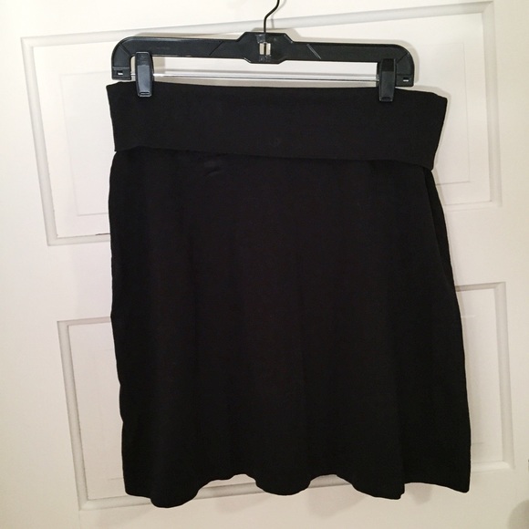 Merona Black Cotton Skirt