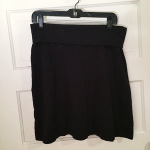 Merona Black Cotton Skirt