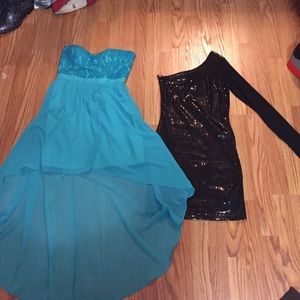 Cocktail/semi formal dress bundle! Both worn once!