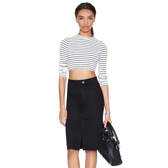 Cheap Monday Denim Pencil Skirt